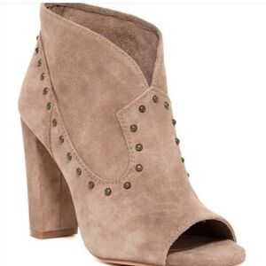 Vince Camuto Tan Suede Ankle Boots